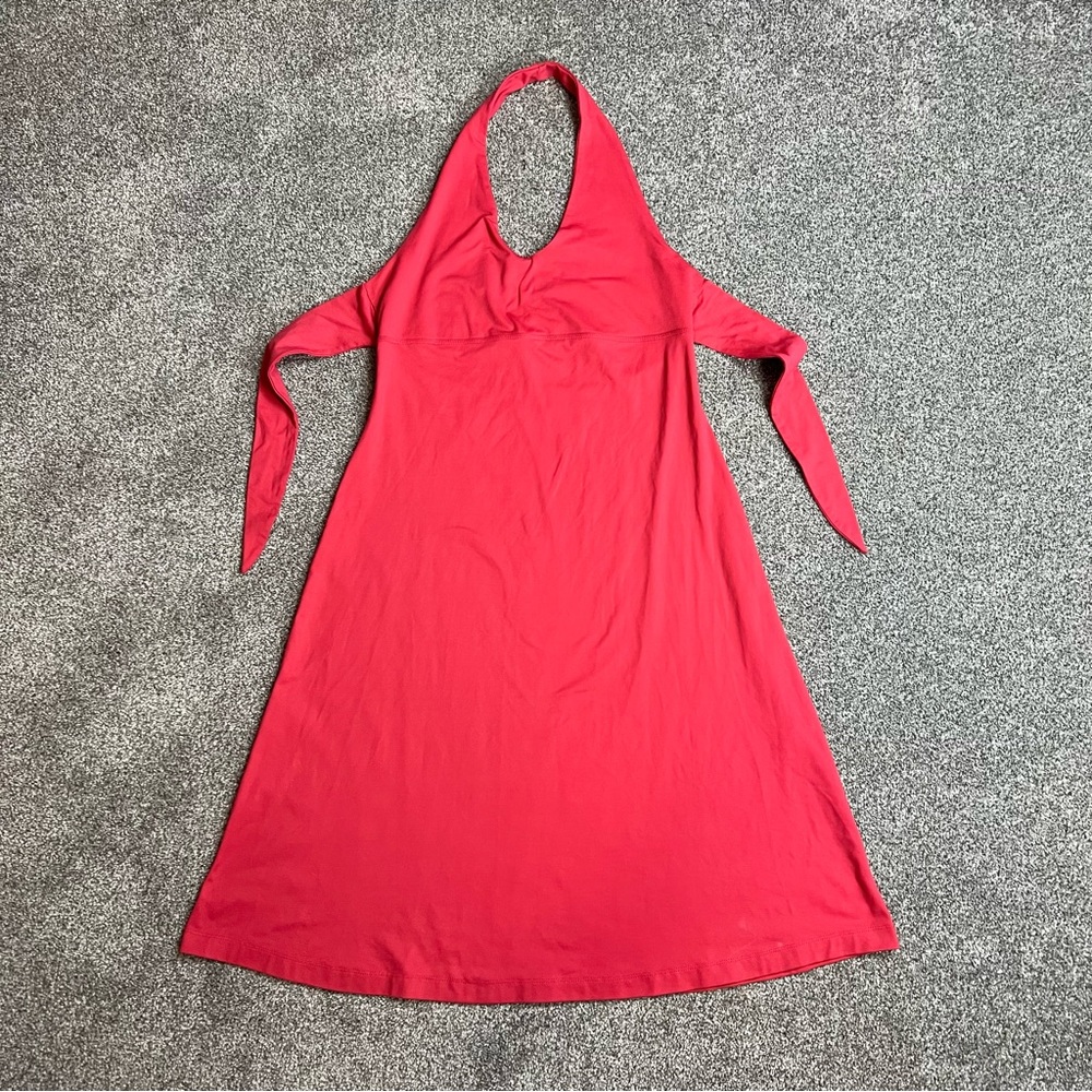 Patagonia Morning Glory Halter Jersey Knit Dress